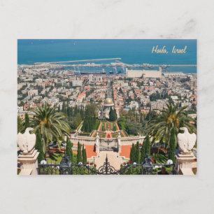 Carte Postale Jardins Bahá'í de Haïfa, Israël