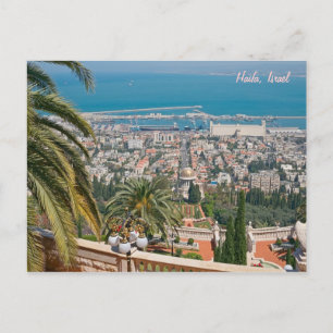 Carte Postale Jardins Bahá'í de Haïfa, Israël