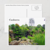 Carte Postale jardins botaniques de canberra (Devant / Derrière)
