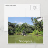 Carte Postale jardins botaniques de singapour (Devant / Derrière)