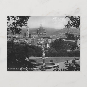 Carte Postale Jardins de Boboli Florence Italie
