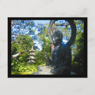 Carte Postale jardins de bouddha