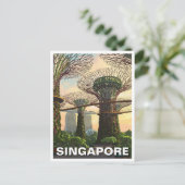 Carte Postale Jardins de la baie de Singapour (Debout devant)