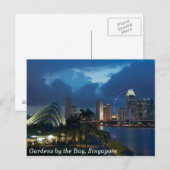 Carte Postale Jardins de la baie et Singapore Flyer (Devant / Derrière)
