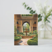 Carte Postale Jardins de l'Alhambra Espagne (Debout devant)