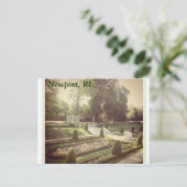 Carte Postale Jardins de Rhode Island (Debout devant)