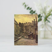 Carte Postale Jardins de vieilles maisons par Vincent van Gogh (Debout devant)
