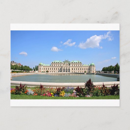 Carte Postale Jardins de Vienne BelPalace (Devant)