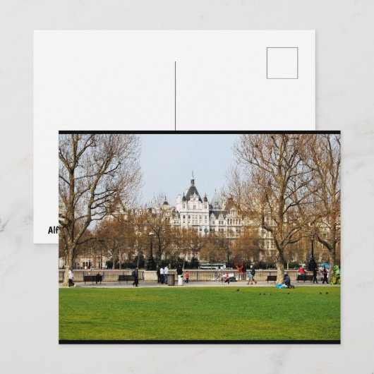 Carte Postale Jardins de Whitehall (Devant / Derrière)