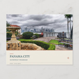 Carte Postale Jardins du front de mer de Panama City