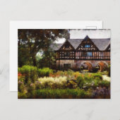 Carte Postale Jardins du Manoir Tudor (Devant / Derrière)