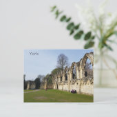 Carte Postale Jardins du Musée d'York (Debout devant)