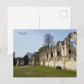 Carte Postale Jardins du Musée d'York (Devant / Derrière)