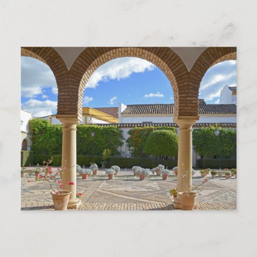 Carte Postale Jardins du Palais de Cordoue (Devant)