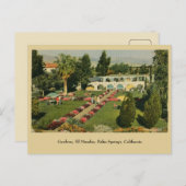 Carte Postale Jardins El Mirador Palm Springs CA (Devant / Derrière)