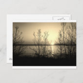 Carte Postale Jardins et couchers de soleil (Devant / Derrière)