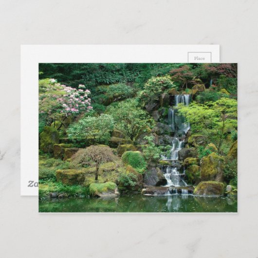 Carte Postale jardins japonais (Devant / Derrière)