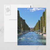 Carte Postale Jardins officiels (Devant / Derrière)