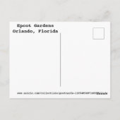 Carte Postale Jardins pittoresques Orlando, FL (Dos)