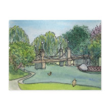 Jardins publics de Boston de bateaux de cygne