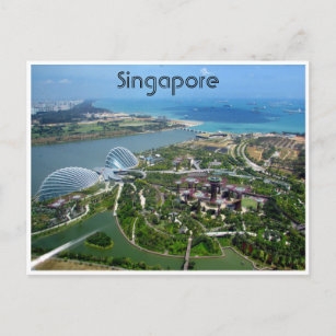 Carte Postale jardins singapour