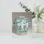 Carte Postale Jarre oviforme polychrome Swatow, fin 16e siècle (Debout devant)