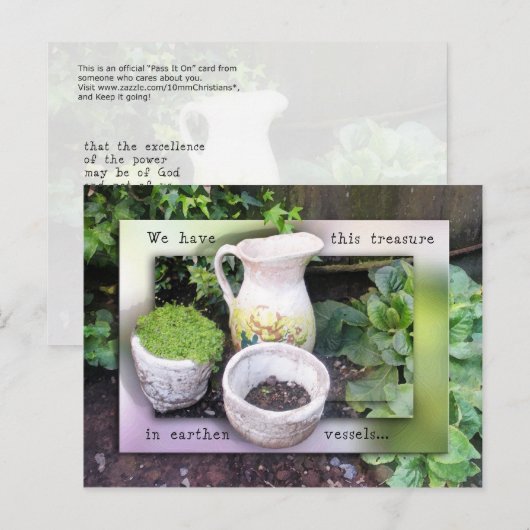 Carte Postale Jarres d'argile (Devant / Derrière)