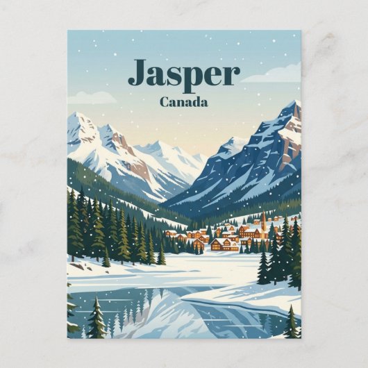 Carte Postale Jasper Alberta Canada (Devant)