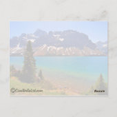 Carte Postale Jasper Alberta Canada (Dos)