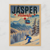 Carte Postale Jasper Alberta Mountains Canada Vintage 1950 (Devant)
