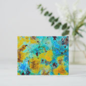 Carte Postale Jasper Chrysocolla Bleu (Debout devant)