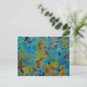 Carte Postale Jasper Chrysocolla Bleu Tacheté (Debout devant)