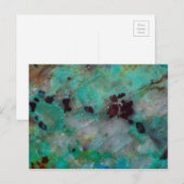 Carte Postale Jasper de Chrysocolle Bleu (Devant / Derrière)