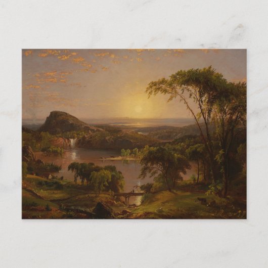 Carte Postale Jasper Francis Cropsey - Été, lac Ontario (Devant)