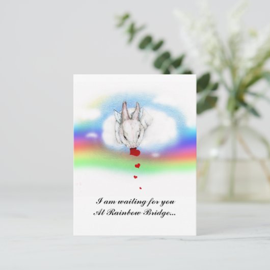 CARTE POSTALE J'ATTENDS... (Debout devant)