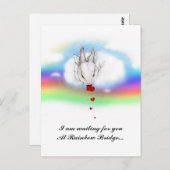 CARTE POSTALE J'ATTENDS... (Devant / Derrière)