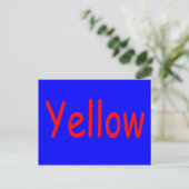 Carte Postale Jaune (Debout devant)