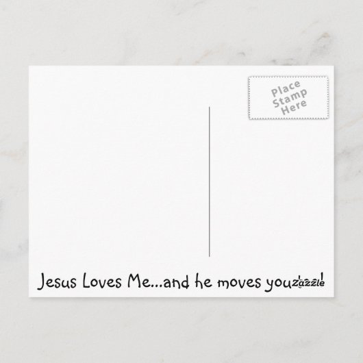 Carte Postale Jaune (Dos)