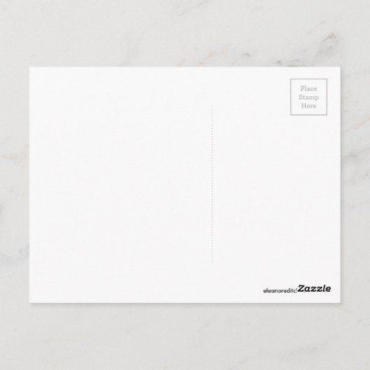 Carte postale jaune Abstraite (Dos)