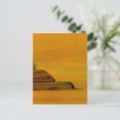 Carte postale Jaune Abstraite (Debout devant)