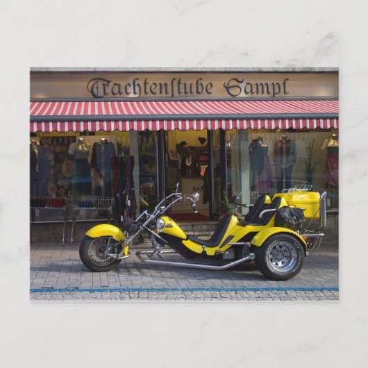 Carte Postale Jaune Bom Trier (Devant)
