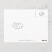 Carte Postale Jaune Brown perce Merci d'art Abstrait (Dos)