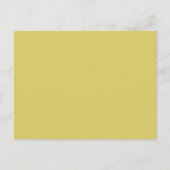 Carte postale jaune chaud doux (Devant)