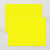 Carte Postale jaune couleur (Devant / Derrière)
