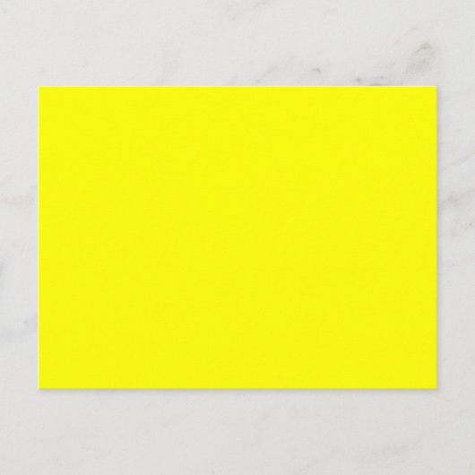 Carte Postale jaune couleur (Devant)
