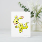 Carte Postale Jaune de Blumaroo (Debout devant)