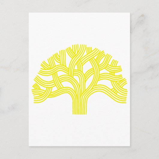 Carte Postale Jaune d'Oakland de chêne (Devant)