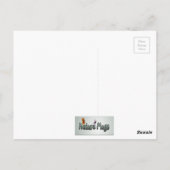 Carte postale Jaune et Noir Swalloway (Dos)