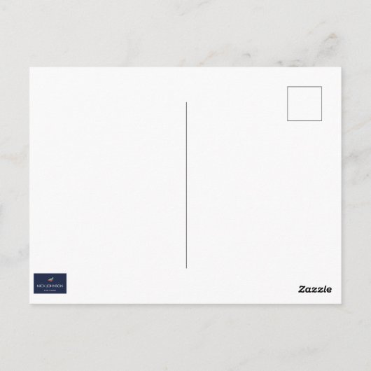 Carte Postale Jaune et rose (Dos)