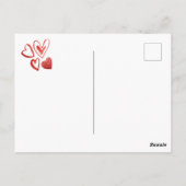 Carte Postale Jaune Labrador Valentine's Day Don Chig (Dos)